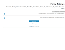 Tablet Screenshot of 4forexarticles.blogspot.com