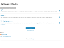 Tablet Screenshot of janeaustinrocks.blogspot.com