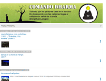 Tablet Screenshot of comandodharma.blogspot.com