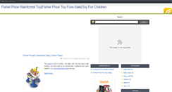 Desktop Screenshot of fisherprice4you.blogspot.com