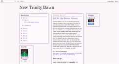 Desktop Screenshot of newtrinitydawn.blogspot.com