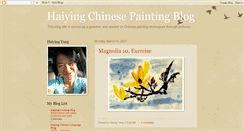 Desktop Screenshot of chinesepaintingclass.blogspot.com