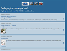 Tablet Screenshot of pedagogica-mente.blogspot.com