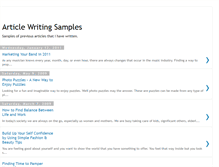 Tablet Screenshot of deeswritingsamples.blogspot.com