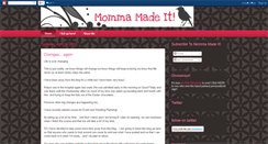 Desktop Screenshot of mommamadeit.blogspot.com