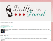 Tablet Screenshot of dollfacejanel.blogspot.com