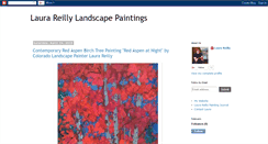 Desktop Screenshot of laurareillylandscapepaintings.blogspot.com
