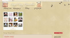 Desktop Screenshot of easypeasygrandma.blogspot.com