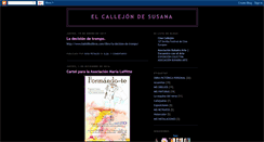 Desktop Screenshot of elcallejondesusana.blogspot.com