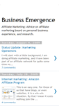Mobile Screenshot of businessemergence.blogspot.com