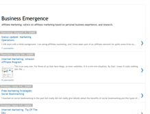 Tablet Screenshot of businessemergence.blogspot.com