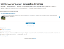 Tablet Screenshot of comiteasesordecomas.blogspot.com