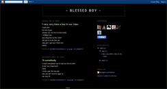 Desktop Screenshot of noobboylimchinhui-blessedboy.blogspot.com