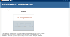 Desktop Screenshot of indianaeconomicstrategy.blogspot.com