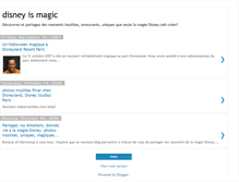Tablet Screenshot of disneyismagic.blogspot.com