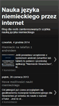 Mobile Screenshot of niemiecki-nauka.blogspot.com