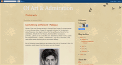 Desktop Screenshot of of-art-and-admiration2.blogspot.com