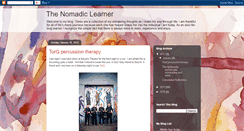 Desktop Screenshot of nomadiclearner.blogspot.com