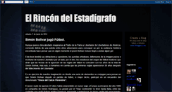 Desktop Screenshot of elrincondelestadigrafo.blogspot.com
