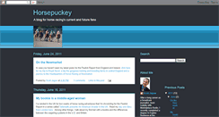 Desktop Screenshot of horsepuck.blogspot.com