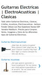 Mobile Screenshot of guitarraselectricasacusticasclasicas.blogspot.com