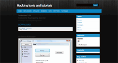 Desktop Screenshot of hackingtoolsdownload.blogspot.com
