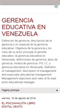 Mobile Screenshot of gerenciaeducativaenvenezuela.blogspot.com