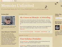 Tablet Screenshot of memoirsunlimited.blogspot.com