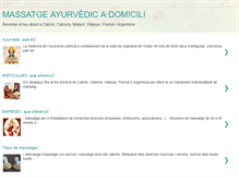 Tablet Screenshot of massatgeayurvedic.blogspot.com