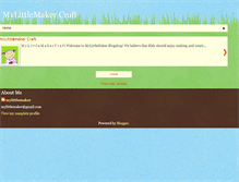 Tablet Screenshot of mylittlemaker.blogspot.com