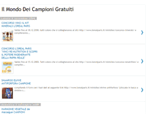 Tablet Screenshot of ilmondodeicampionigratuiti.blogspot.com