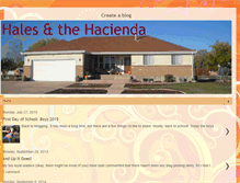 Tablet Screenshot of haleshacienda.blogspot.com