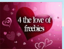 Tablet Screenshot of 4theloveoffreebies.blogspot.com