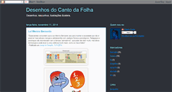 Desktop Screenshot of cantodafolha.blogspot.com