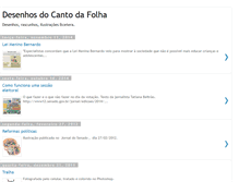 Tablet Screenshot of cantodafolha.blogspot.com