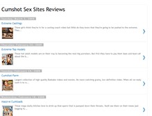 Tablet Screenshot of cumshotsexsites.blogspot.com