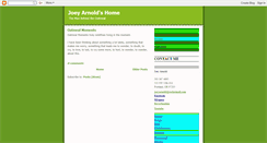 Desktop Screenshot of joeyarnold.blogspot.com