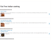 Tablet Screenshot of fatfreeindiancooking.blogspot.com