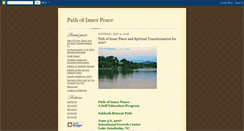 Desktop Screenshot of pathofinnerpeace.blogspot.com