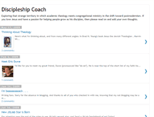 Tablet Screenshot of discipleshipcoach.blogspot.com