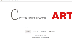 Desktop Screenshot of christinahewson.blogspot.com