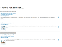 Tablet Screenshot of ihaveanailquestion.blogspot.com