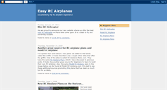 Desktop Screenshot of easy-rc-airplanes.blogspot.com