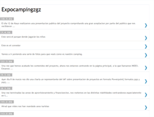 Tablet Screenshot of expocampingzgz.blogspot.com