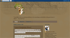 Desktop Screenshot of footprintsintoafrica.blogspot.com