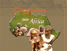 Tablet Screenshot of footprintsintoafrica.blogspot.com
