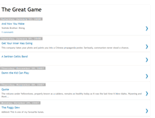 Tablet Screenshot of greatgameblog.blogspot.com