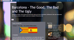 Desktop Screenshot of barcelonareviewed.blogspot.com