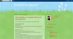 Desktop Screenshot of nutritionqueen1949.blogspot.com