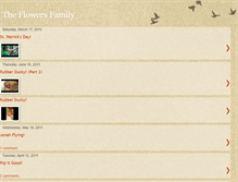 Tablet Screenshot of flowersfamilycharlotte.blogspot.com